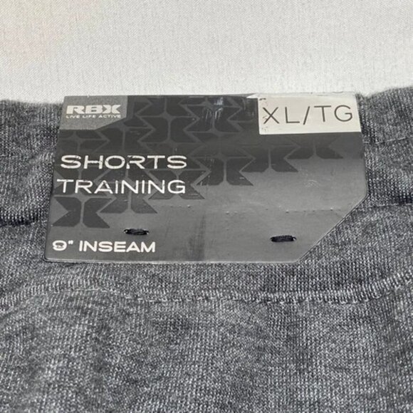 RBX Training Shorts Men's XL 9" Inseam Dark Heather Pockets Live Life Active NWT - Picture 5 of 11